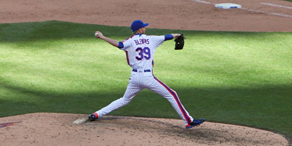 Jerry Blevins pitching
