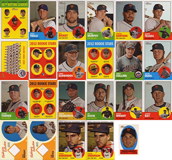 2012 Topps Heritage Mets