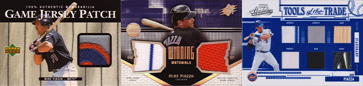 2002 Mike Piazza Fleer Showcase BASEBALL'S BEST JERSEY RELIC #_MIPI Ne